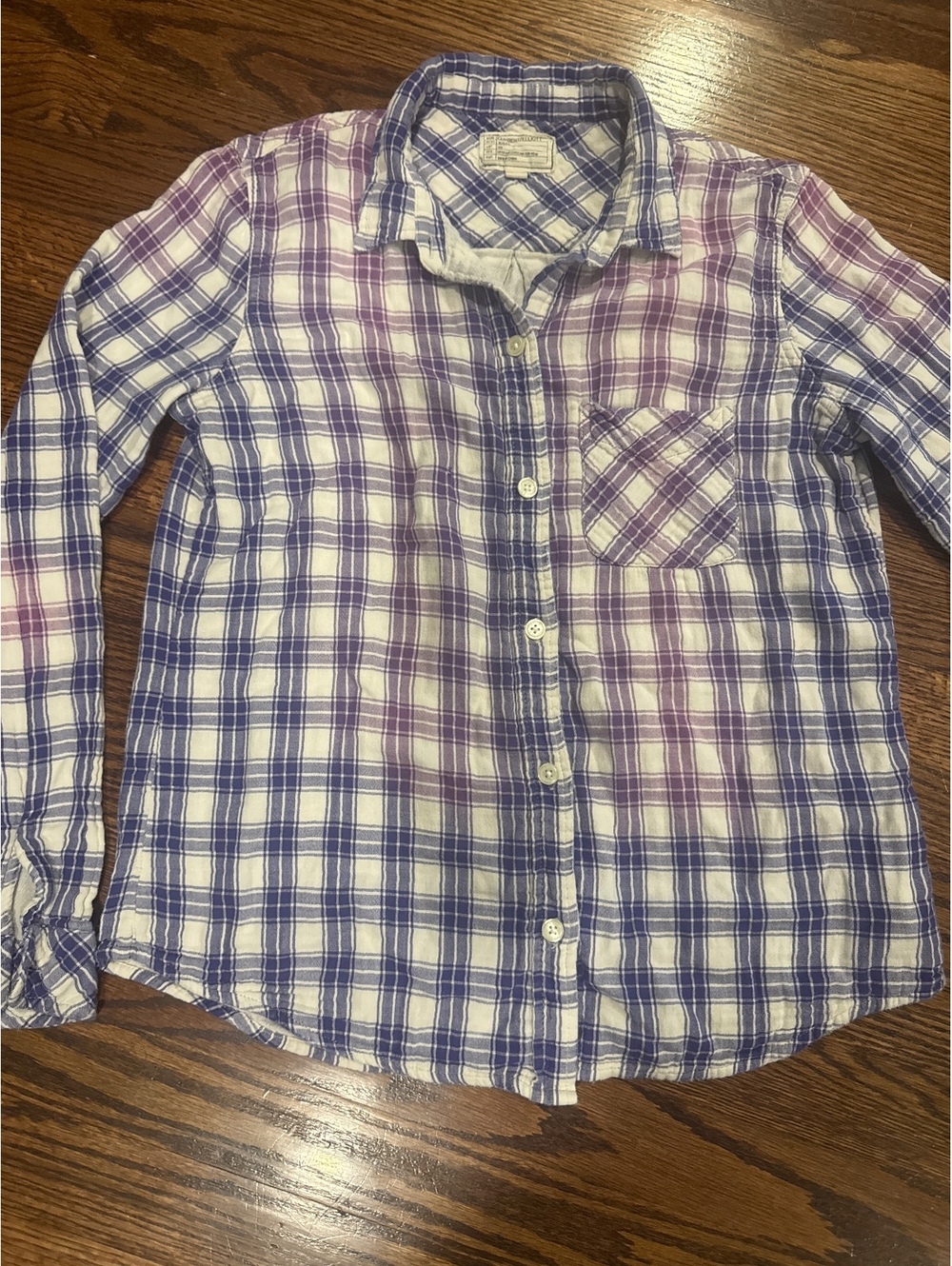 Current/Elliott The Boyfriend Button Down Shirt Size Medium